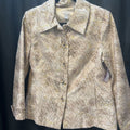 Chicos Bamboo Metallic Collar JACKETS 1