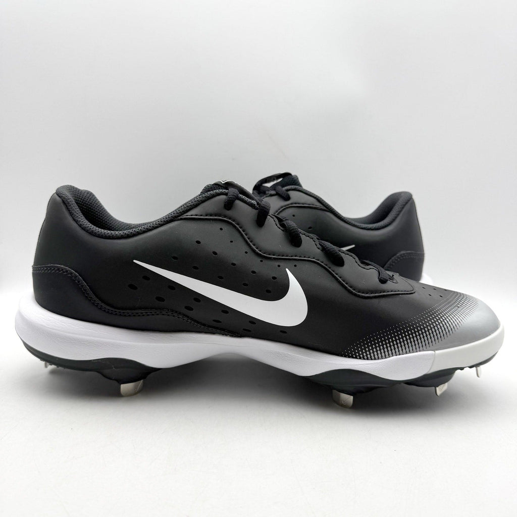 Nike Mens Alpha Huarache Varsity 4 Low Baseball Cleats Size 14 Black Grey NWOB