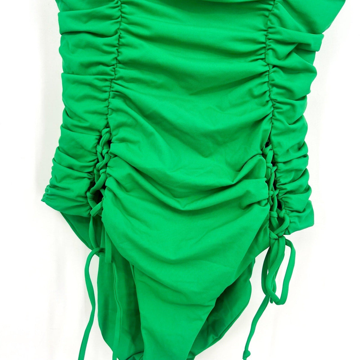 BECCA Color Code Paula One Piece Swimsuit Small Emerald Green Square Neck NWT