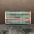 Ralph Lauren Leather/Plaid ACCESSORIES Wallet