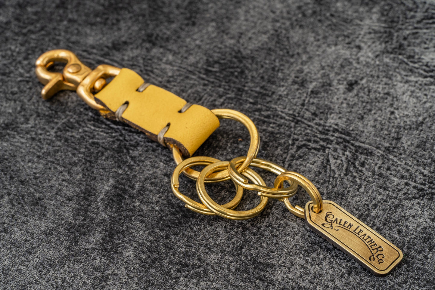 Leather Key Ring - New York