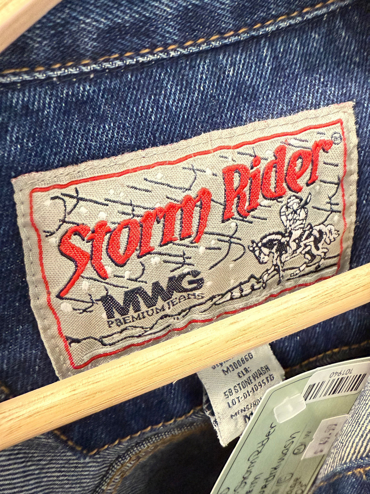 Storm Rider Vintage ‘90s Denim Jacket (M)