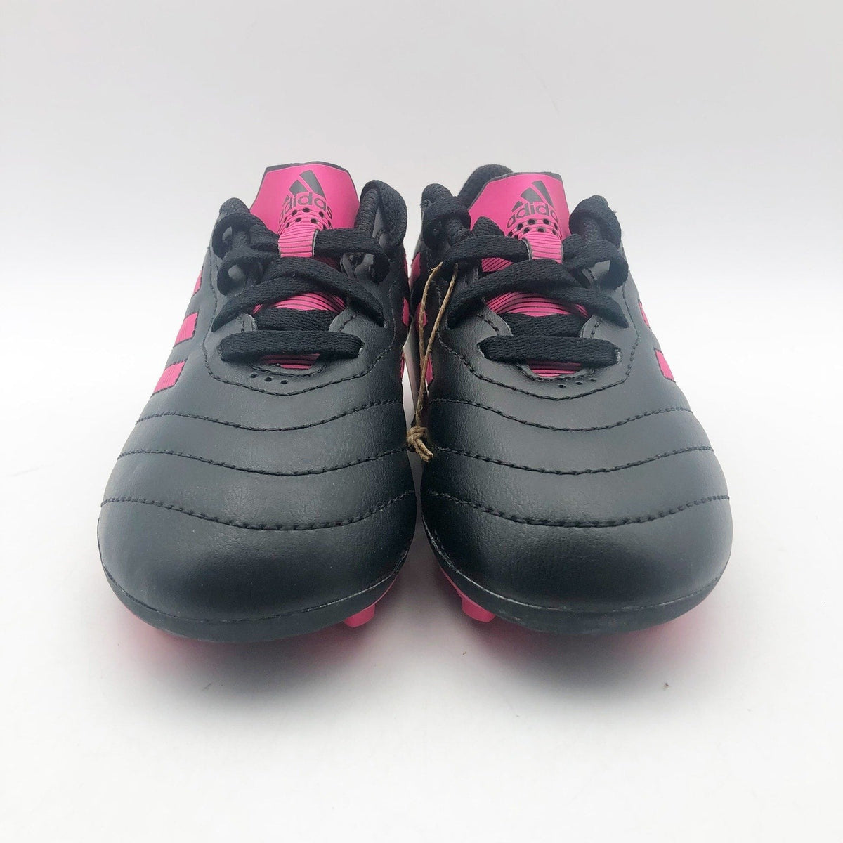 Adidas Little Kids Goletto VIII Firm Ground Soccer Cleats 11K Black Pink NWOB
