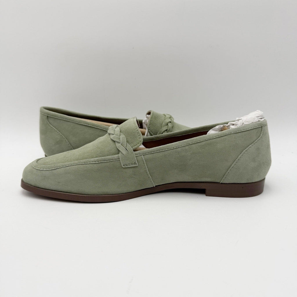 Seychelles Womens Afternoon Stroll Loafers Size 7.5 Sage Green Suede NIB