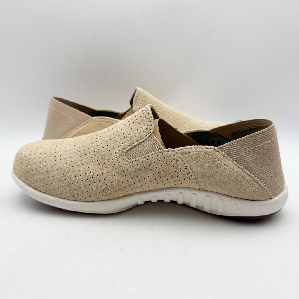Spenco Waco Womens Siesta Convertible Shoes Size 6 Wide Tan Suede Casual NIB