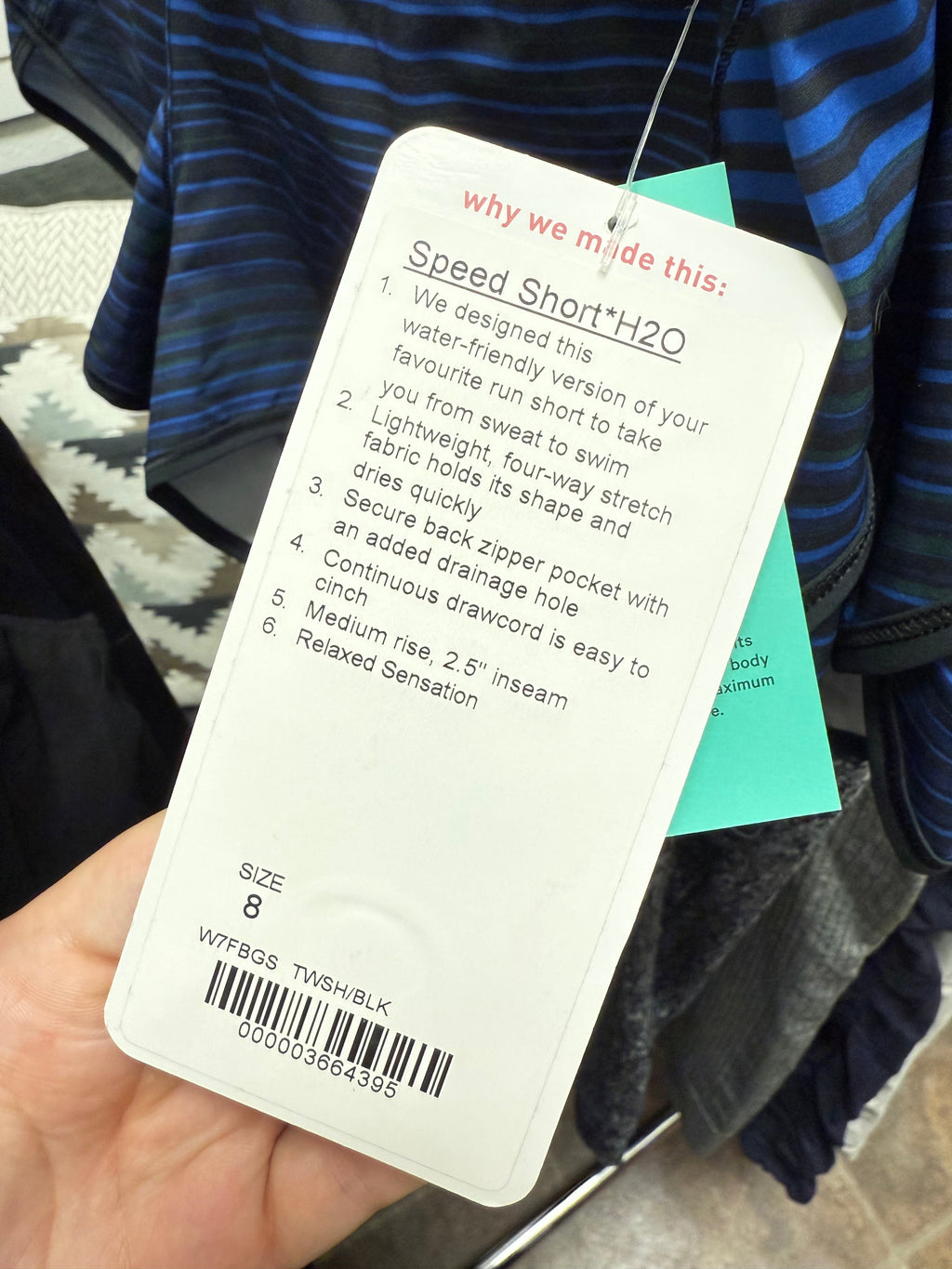 Lululemon Speed MR Short H2O Swim 2.5” (8)