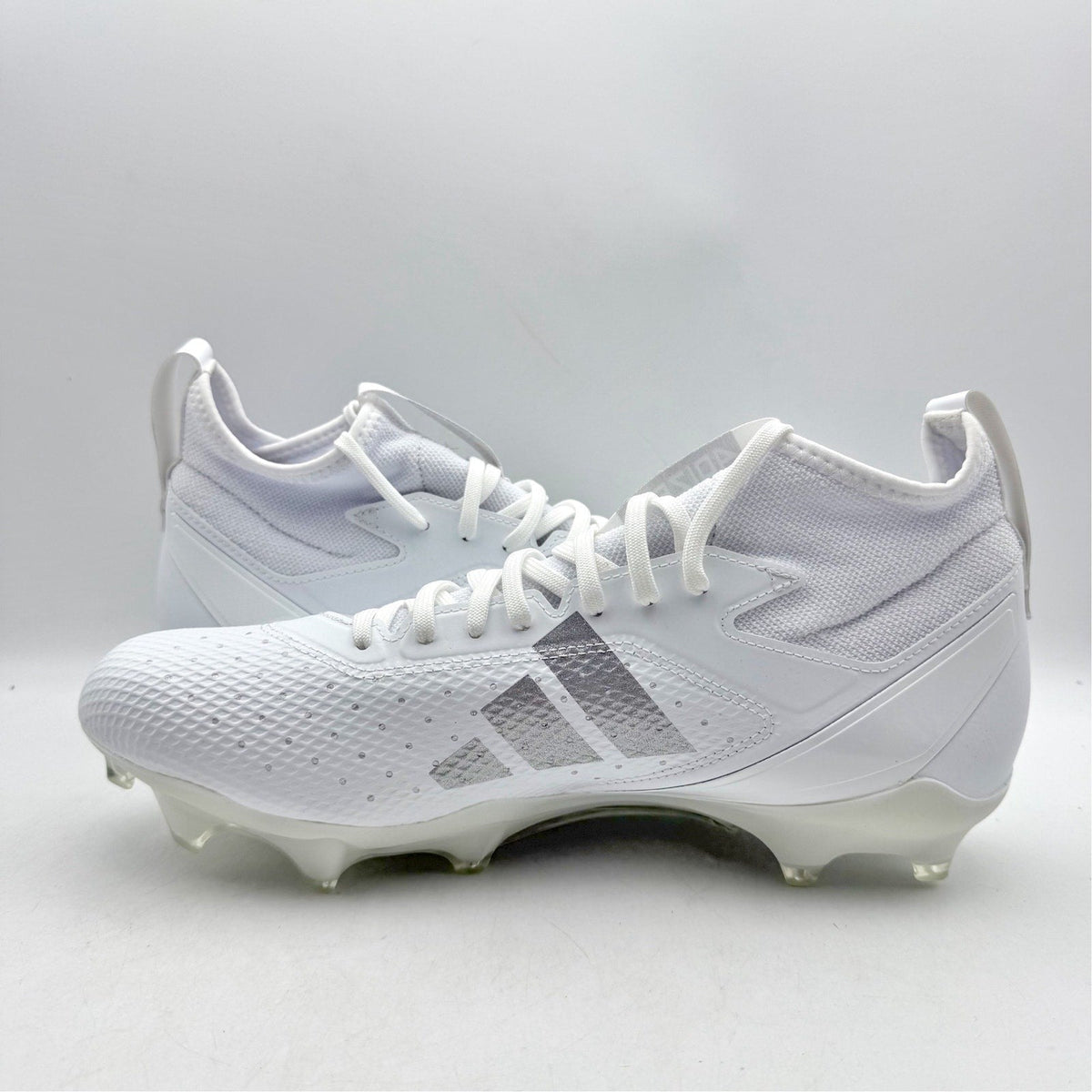 Adidas Mens Adizero Impact Football Cleats Size 9 White Athletic IF2475 NWOB