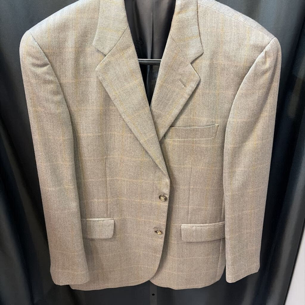 Jos A Bank 2btn window pane pattern MENS SPORTCOATS 42