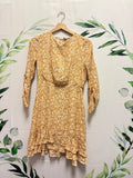 Sage Wild Honey Mini Dress (S)