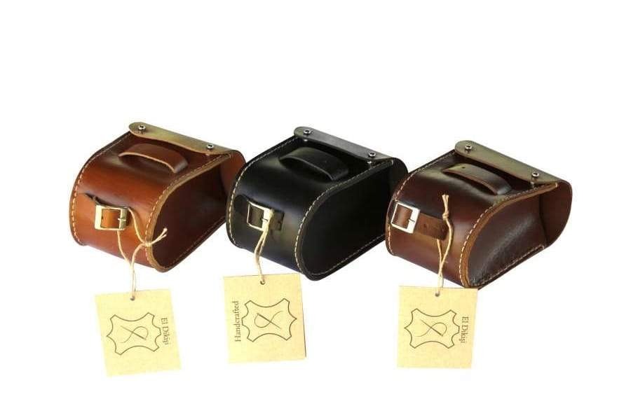 Leather Bicycle Saddlebag - Small