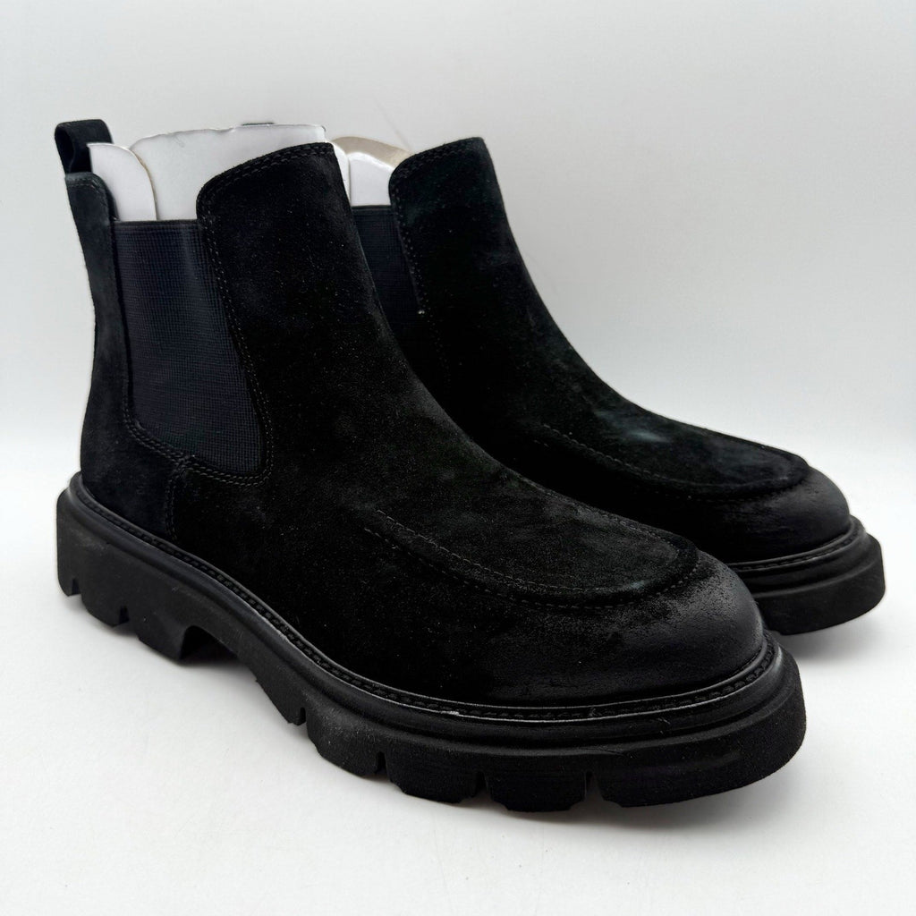 Sofft Womens Samira Chelsea Ankle Boots Size 9 M EU 39.5 Black Suede NIB
