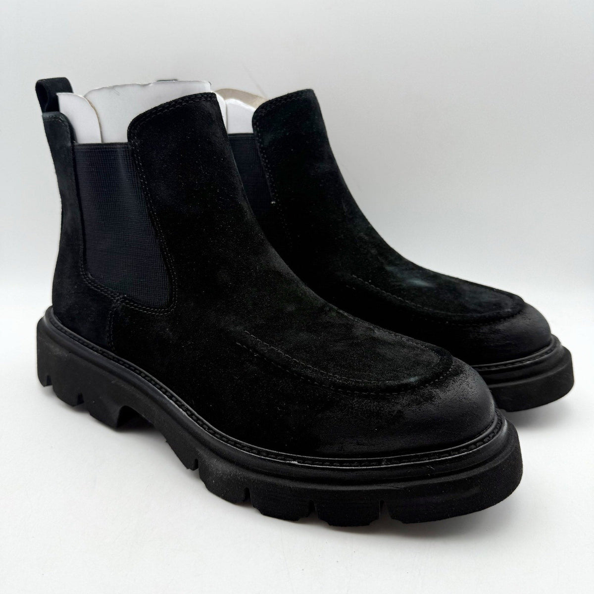 Sofft Womens Samira Chelsea Ankle Boots Size 9 M EU 39.5 Black Suede NIB