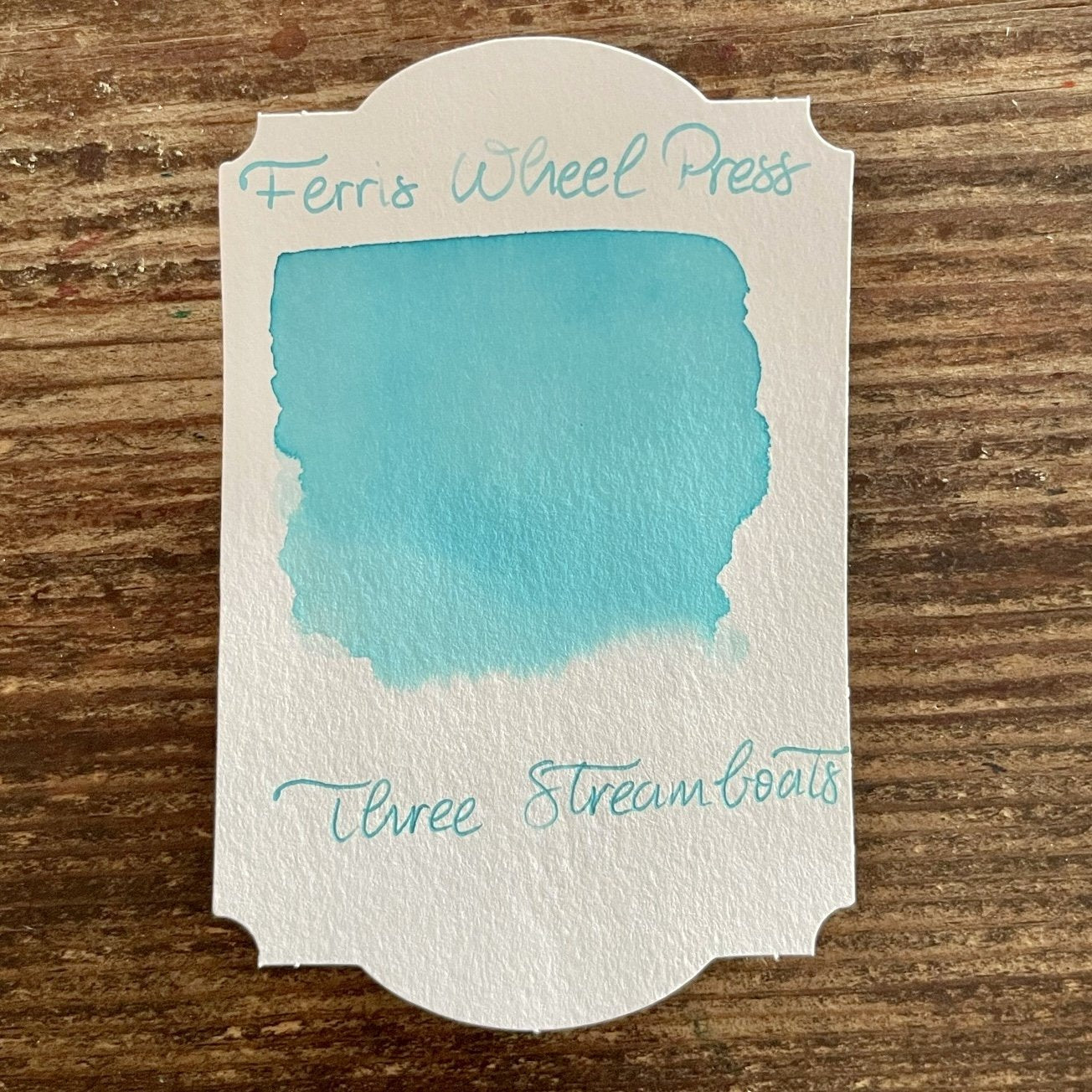 Ferris Wheel Press Three Steamboats Ink