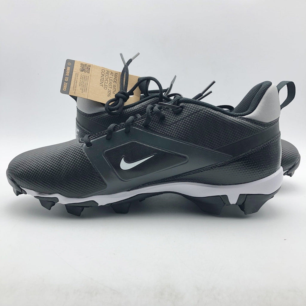 Nike Men's Alpha Menace 4 Shark Football Cleats Size 11.5 Black Grey White NWOB