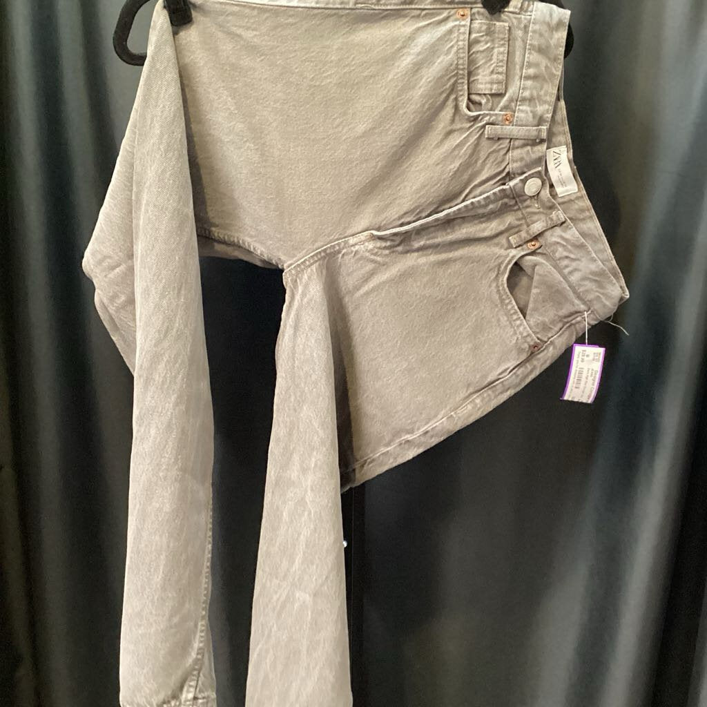 Zara High Rise Straight JEANS 2