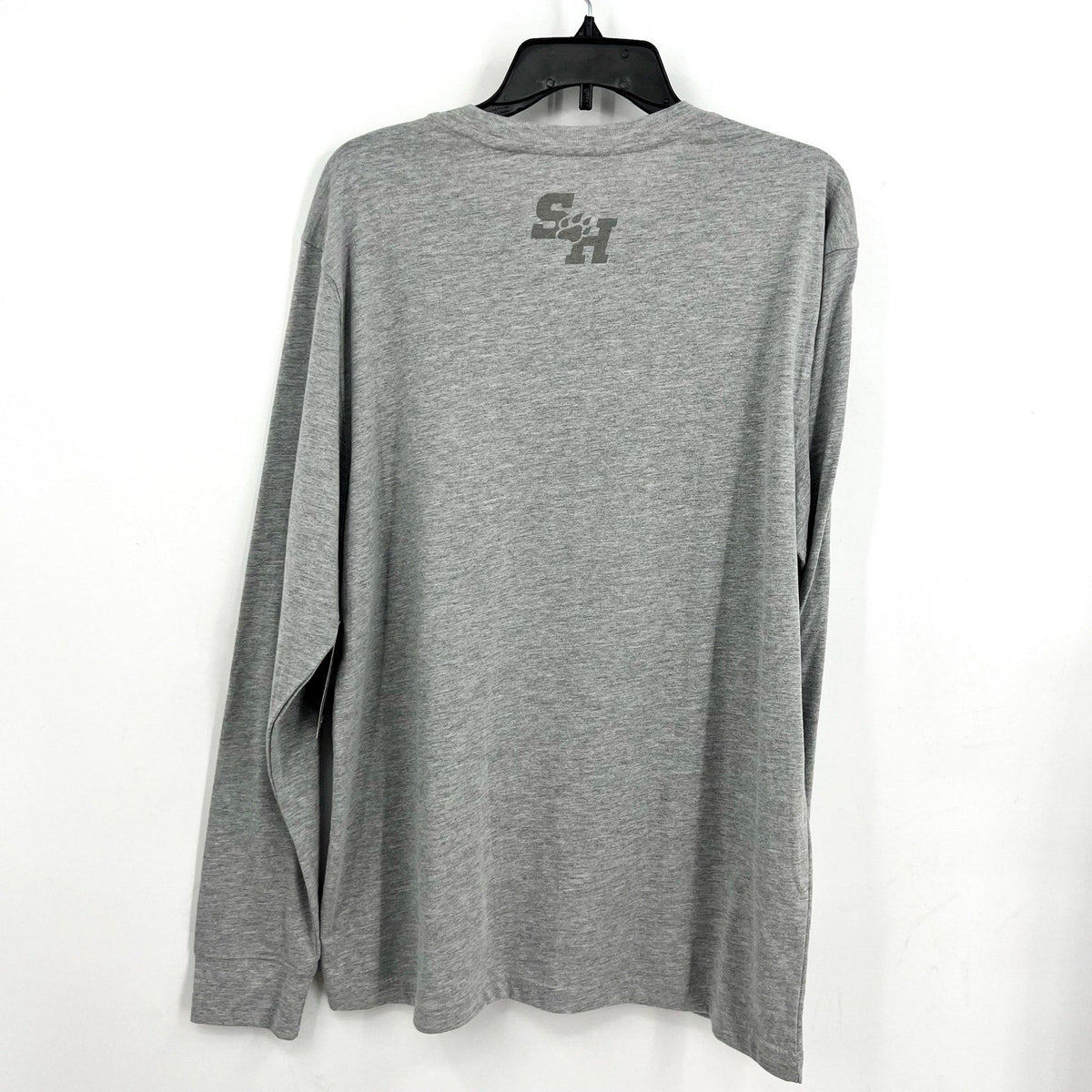 COLOSSEUM Mens Sam Houston State Bearkats Tee Large Grey Long Sleeve NWT