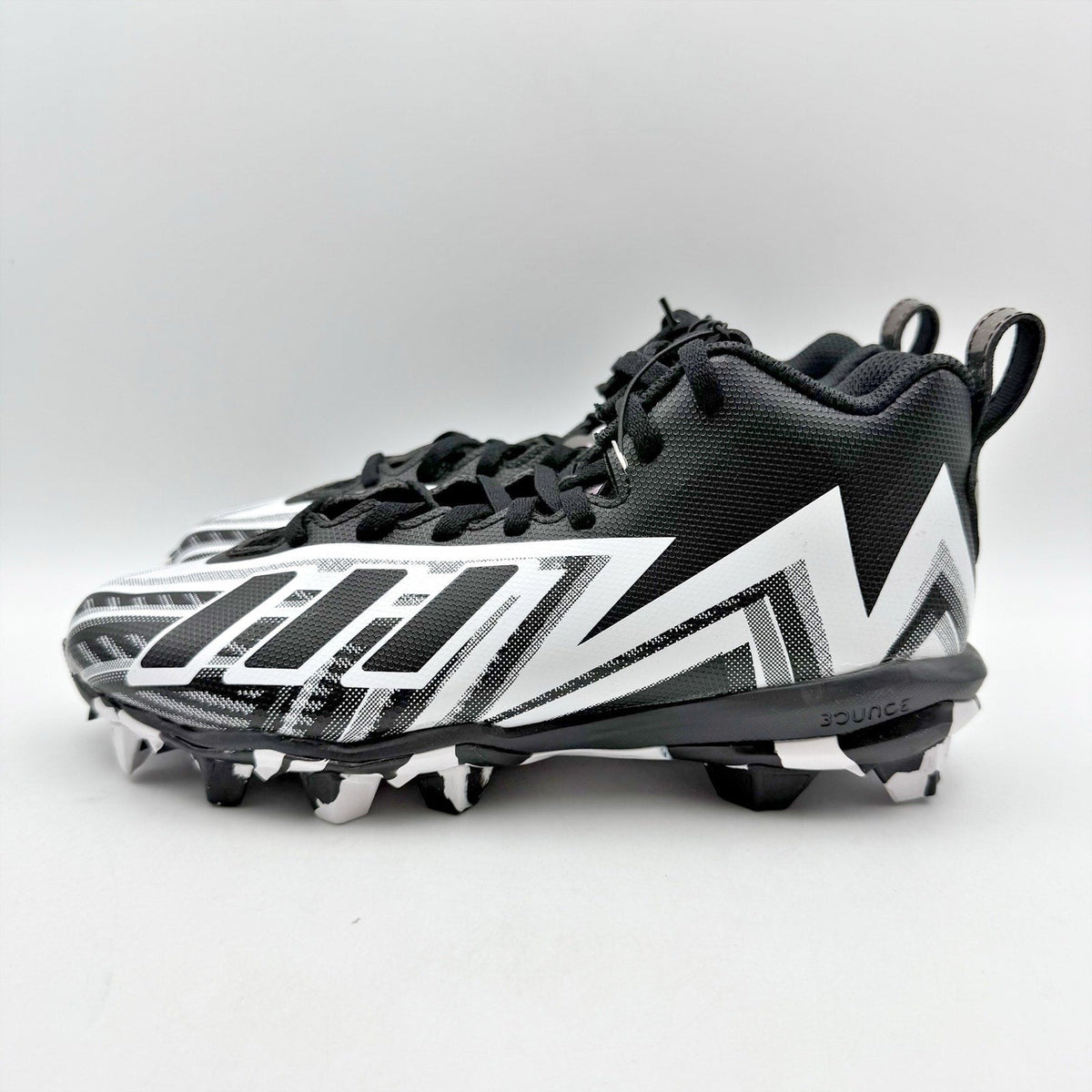 Adidas Kids Freak Spark MD 23 Football Cleats Size 3.5 Youth Black White NWOB