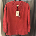 Lafayette 148 NWT Cashmere Ribbed V SWEATERS S