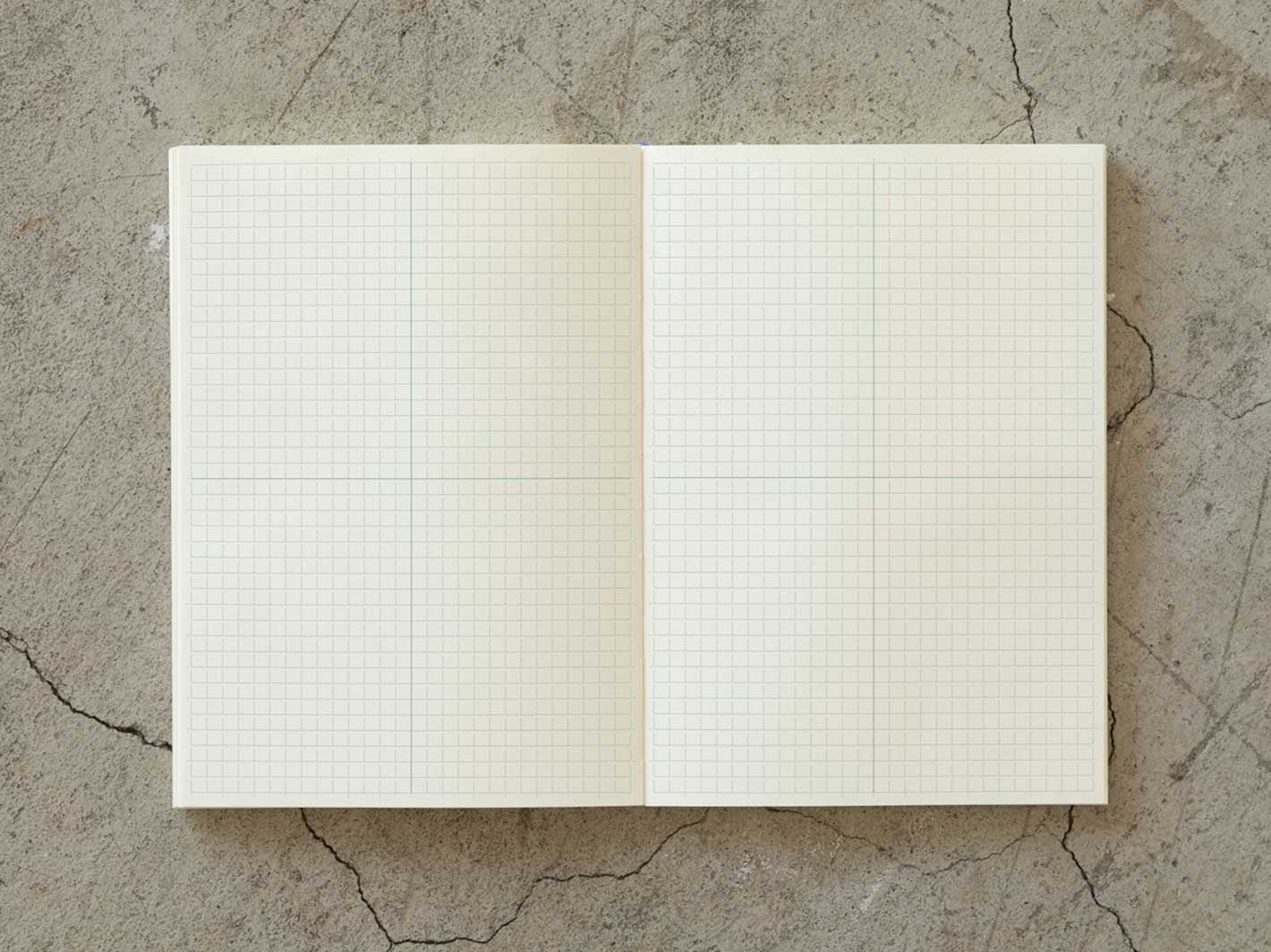 Midori MD Notebook Journal A5 Grid Block - 192 Pages
