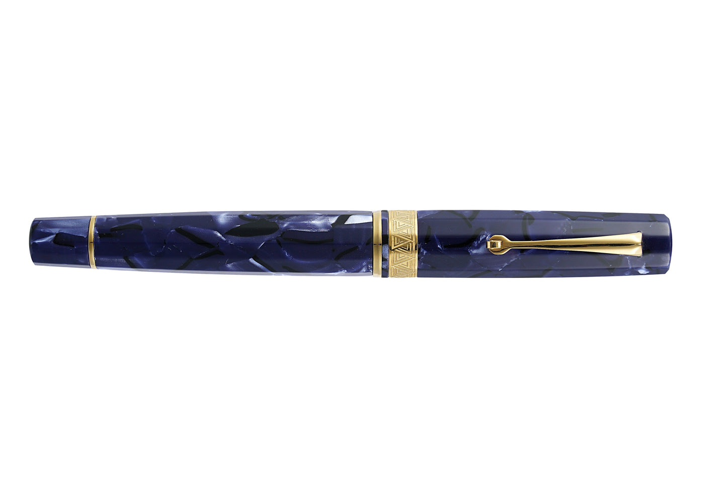 OMAS Paragon Fountain Pen in Blue Royale with Gold Trim