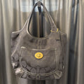 Coach Canvas Monogram HANDBAGS L