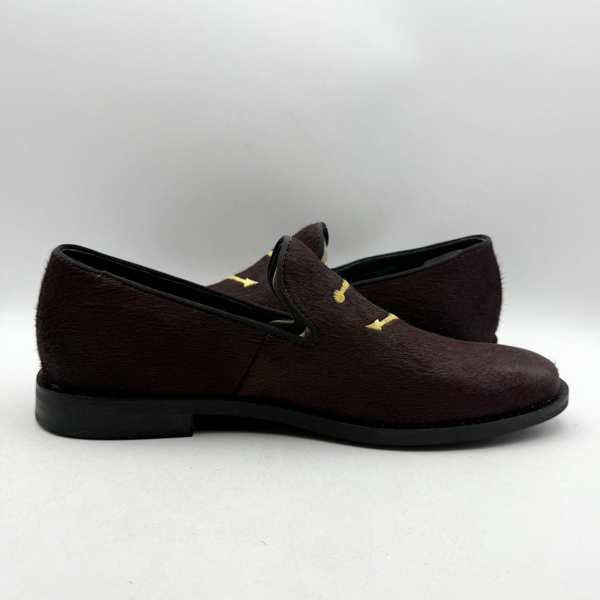 Sperry Mens Overlook Smoking Slipper Loafers Size 8 Brown Slip On Anchor NWOB