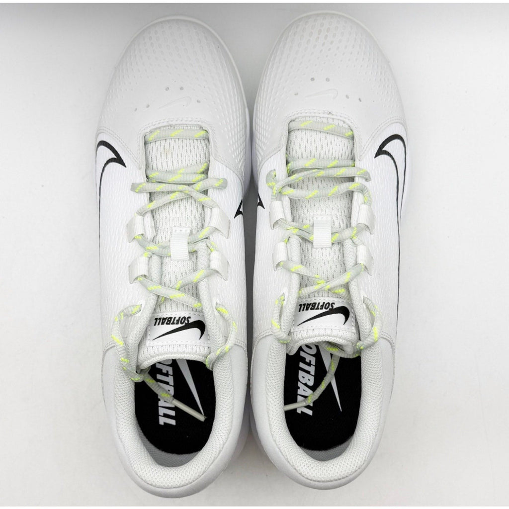 Nike Womens Hyperdiamond 4 Pro MCS Softball Cleats Size 11 White DC8990 NWOB