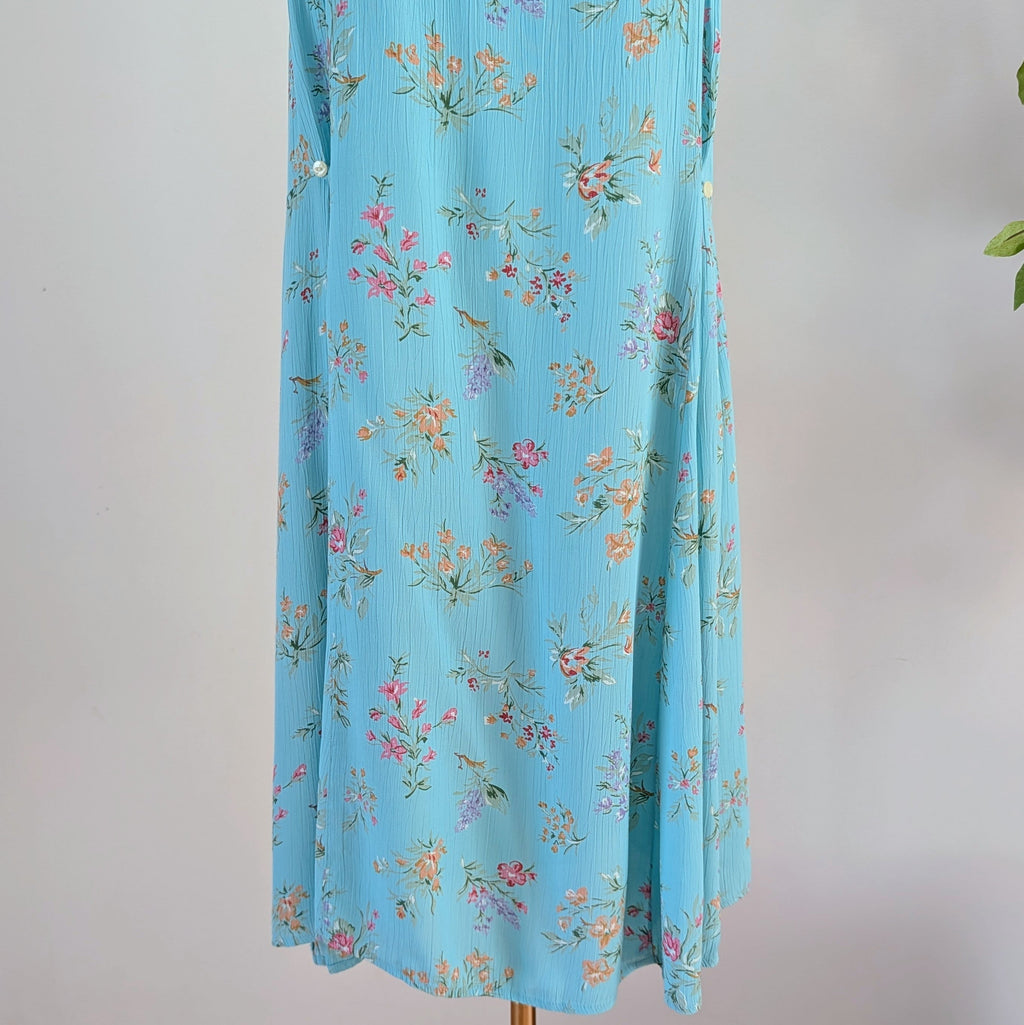Vintage Eddie Bauer Floral Dress — L