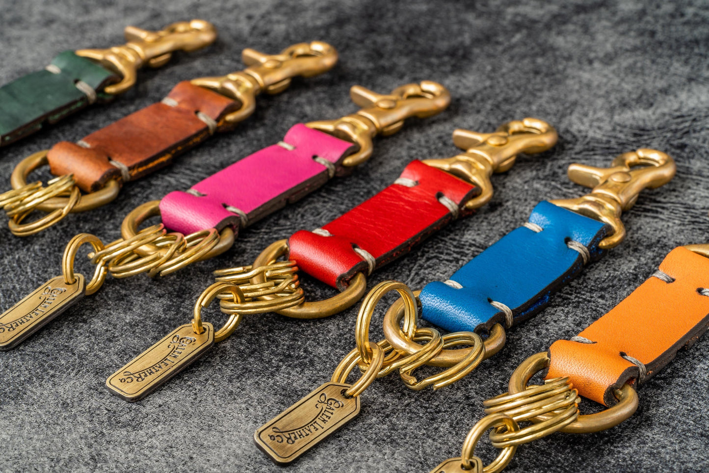 Leather Key Holder - Texas