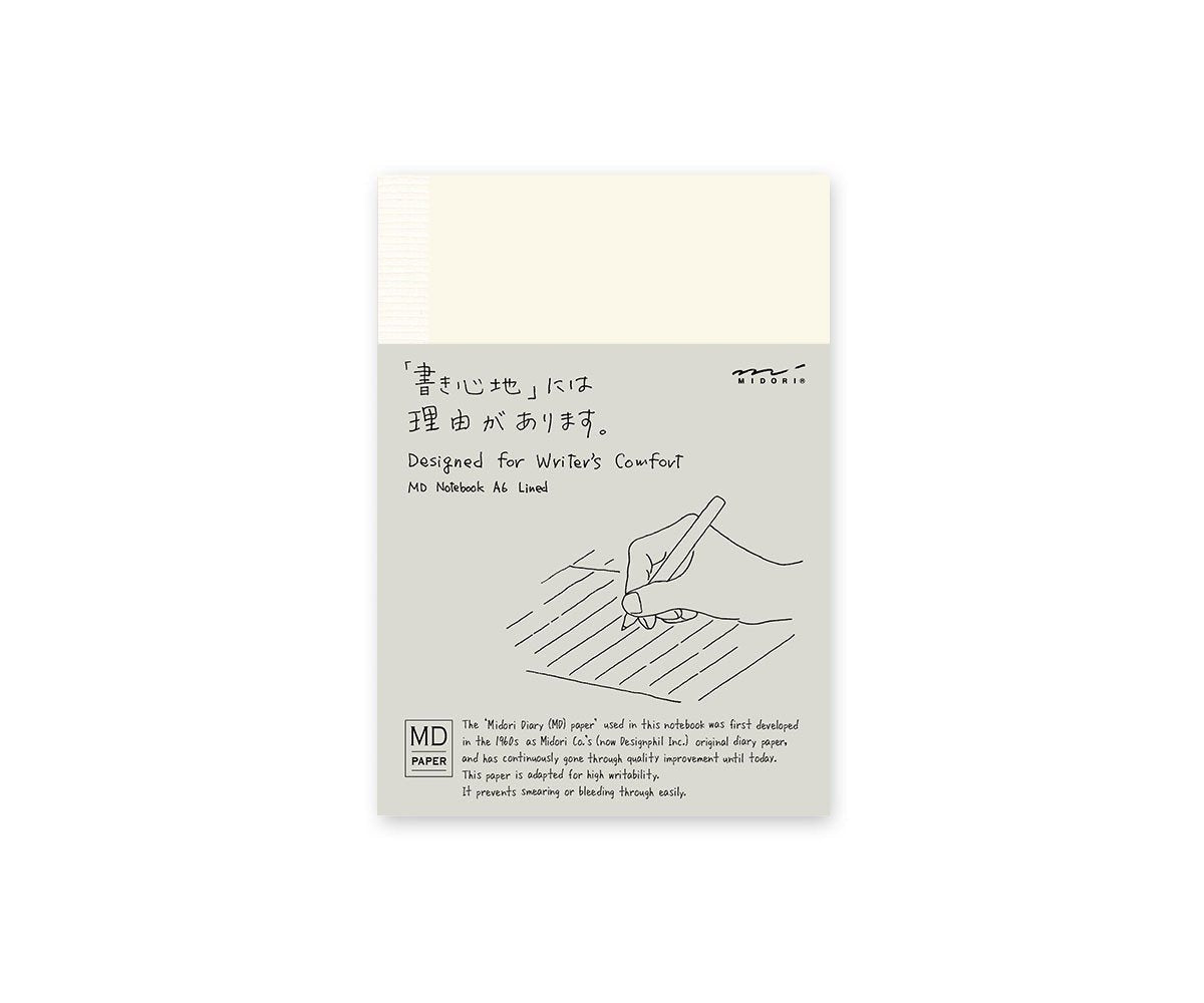 Midori MD Notebook - A6 - Lined - 176 Pages