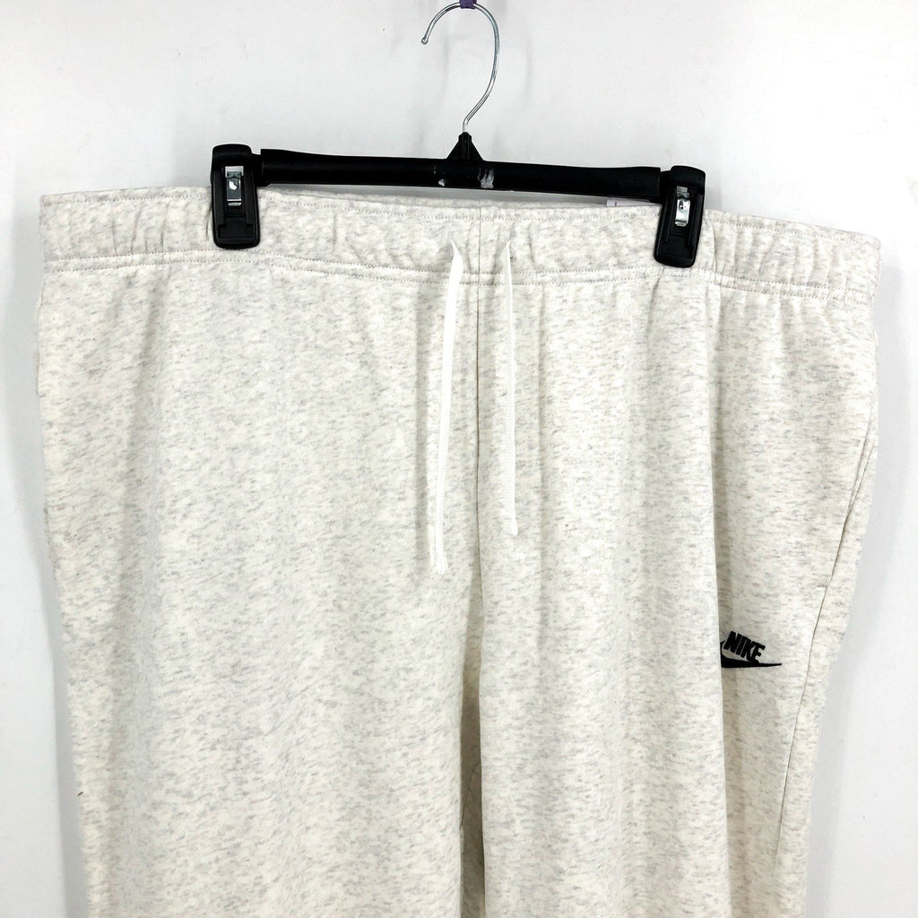 NIKE Womens Sportswear Club Fleece Joggers 1X Light Grey Mid-Rise Sweatpants NWT