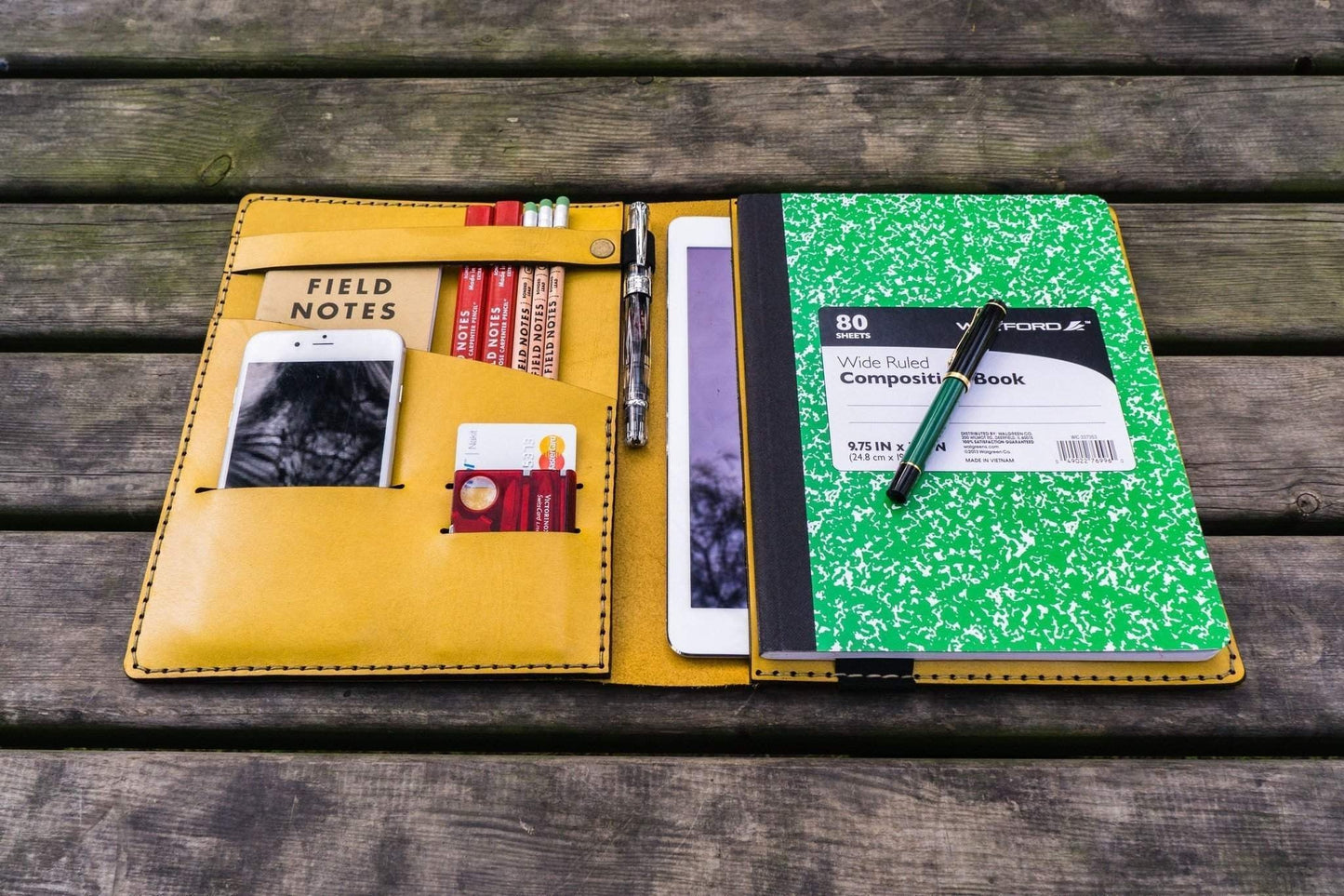 iPad Pro 11 - Pro 10.5 and B5 Size Notebook Cover - Yellow