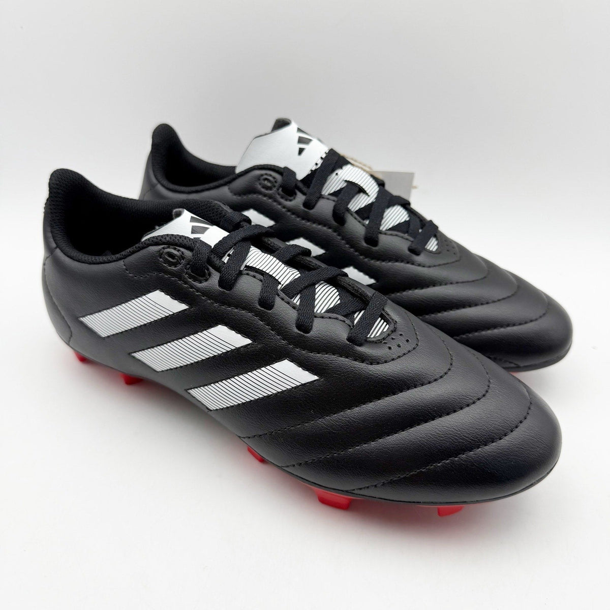 Adidas Mens Goletto VIII Firm Ground Soccer Cleats Size 9 Black Red Athletic NWT