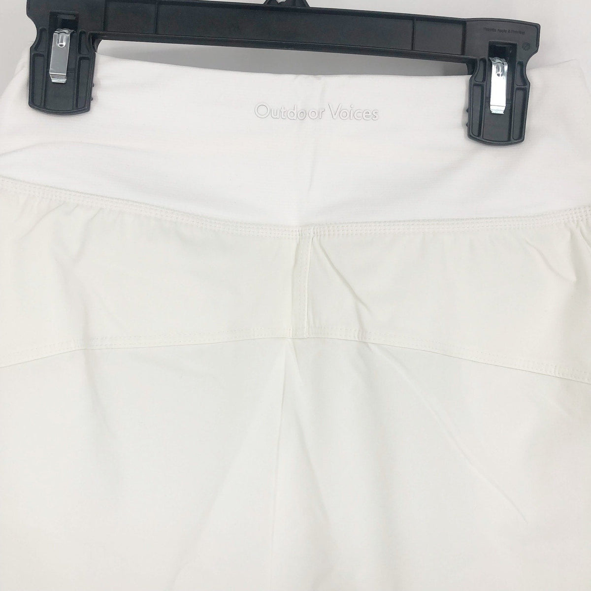 OUTDOOR VOICES Women's Hudson 4" Skort XXS White Skirt Lined Lightweight NWT