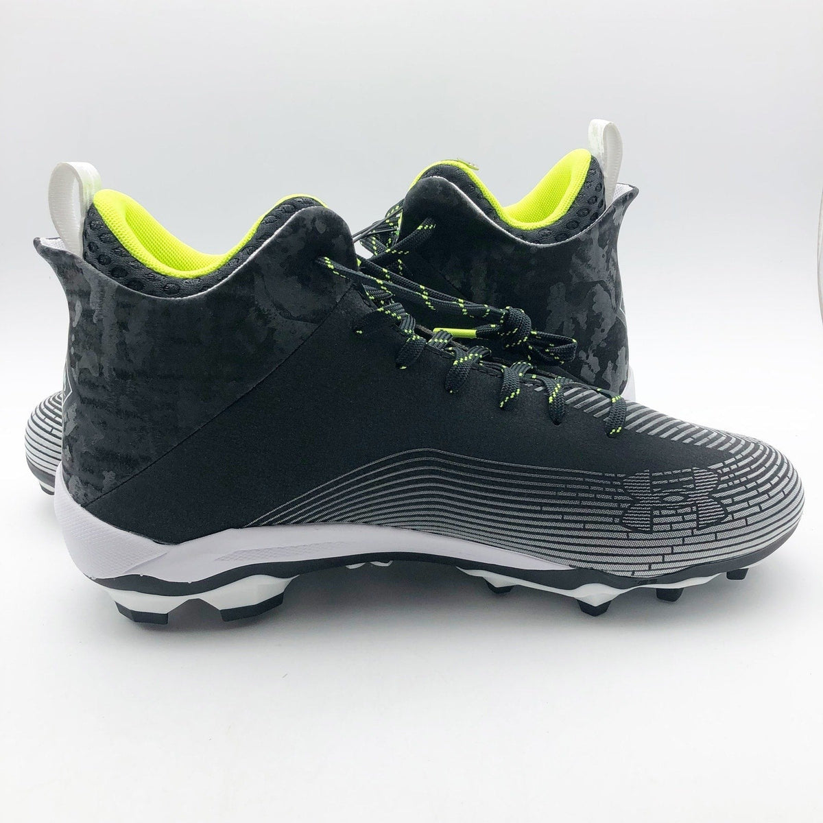 Under Armour Men's Highlight Hammer MC 2.0 Football Cleats Size 10 Black NWOB