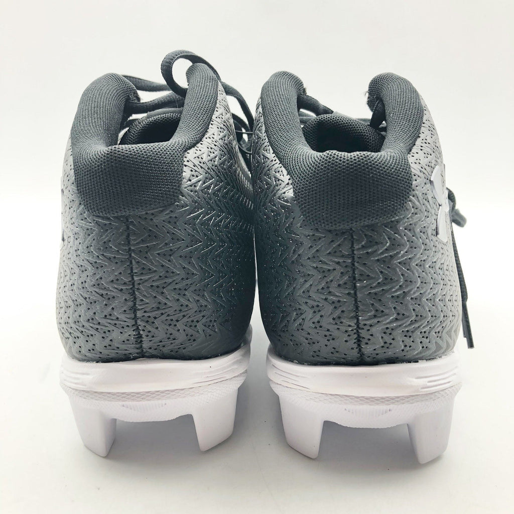 Under Armour Spotlight Franchise RM 4.0 Football Cleats Mens 10 Black White NWOB