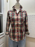 Mini Brandy Drop - Brand New Brandy Melville - Multi Plaid Long Sleeves - XS