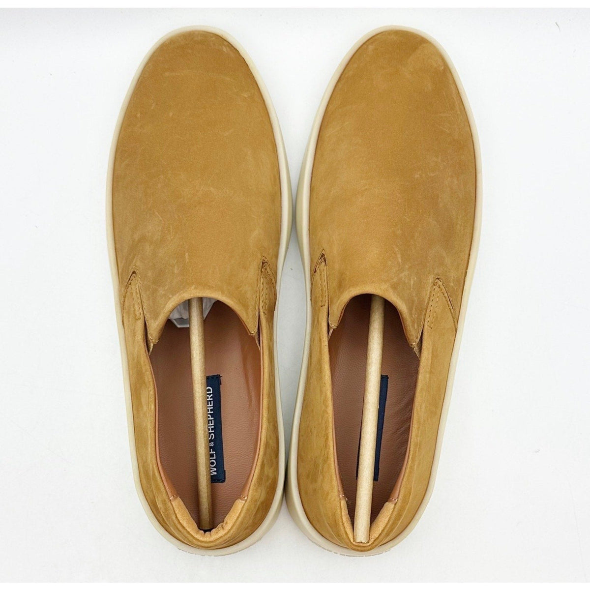 Wolf & Shepherd Women Cruise Slip On Shoes Size 6 Brown Sandstorm Vanilla NIB