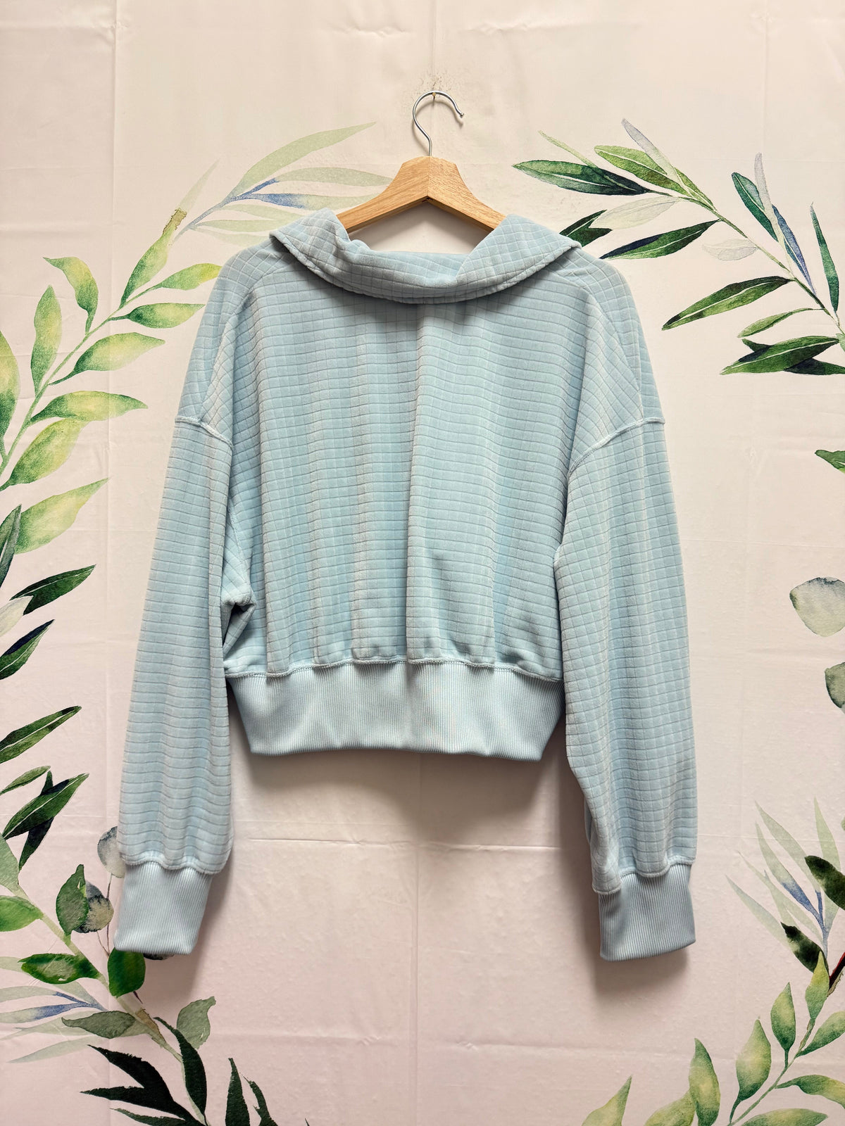 Nike Velour Polo Sweatshirt (S)