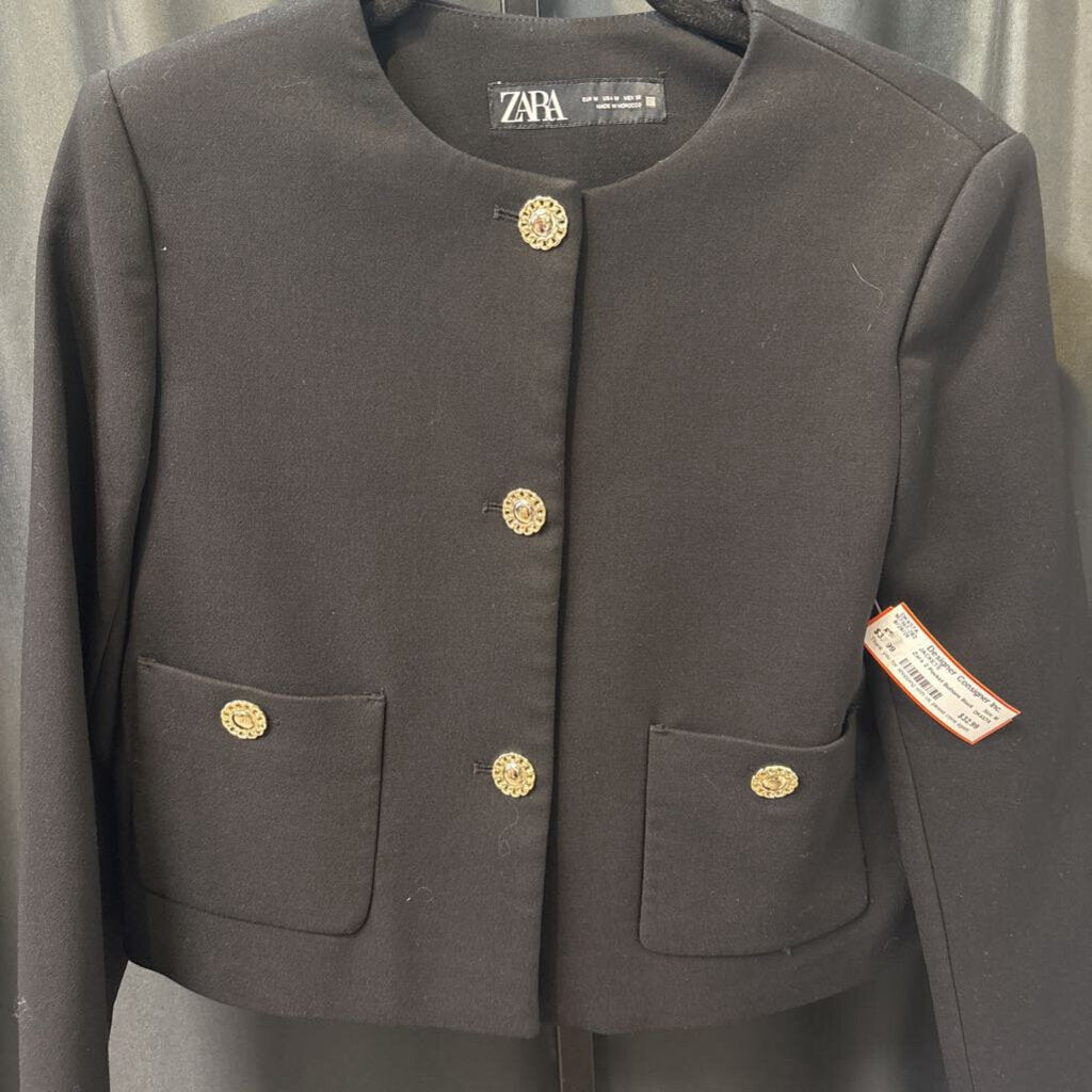 Zara 2 Pocket Buttons JACKETS M