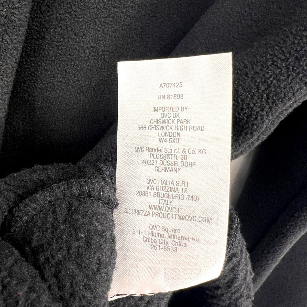 DENIM & CO. Women's Fleece Bonded Sherpa Jacket Small Black NWOT