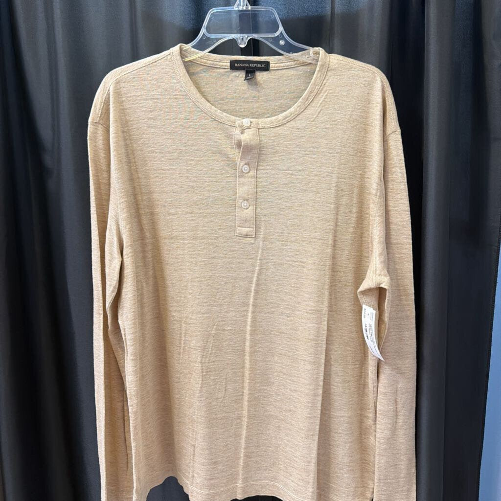 BR 3 Button L/S tee MENS SHIRTS Large