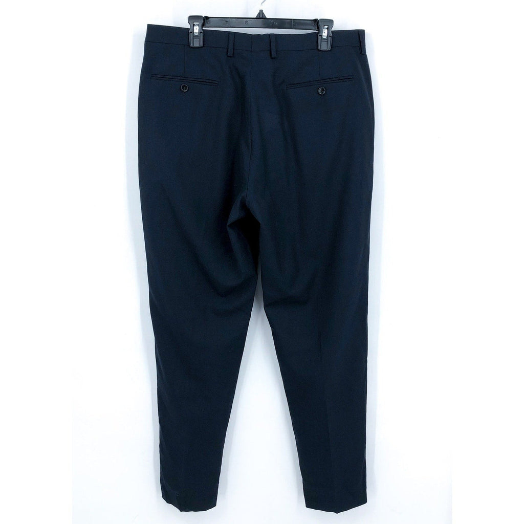 J.CREW Mens Crosby Classic-Fit Suit Pants 36x34 Navy Blue Italian Wool BM135 NWT