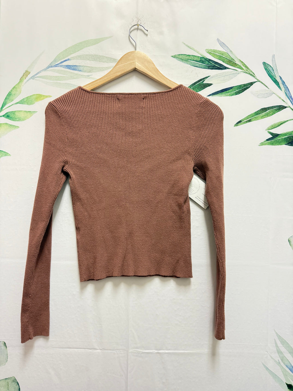 Abercrombie Luxesoft Knit V Neck Longsleeve (S)