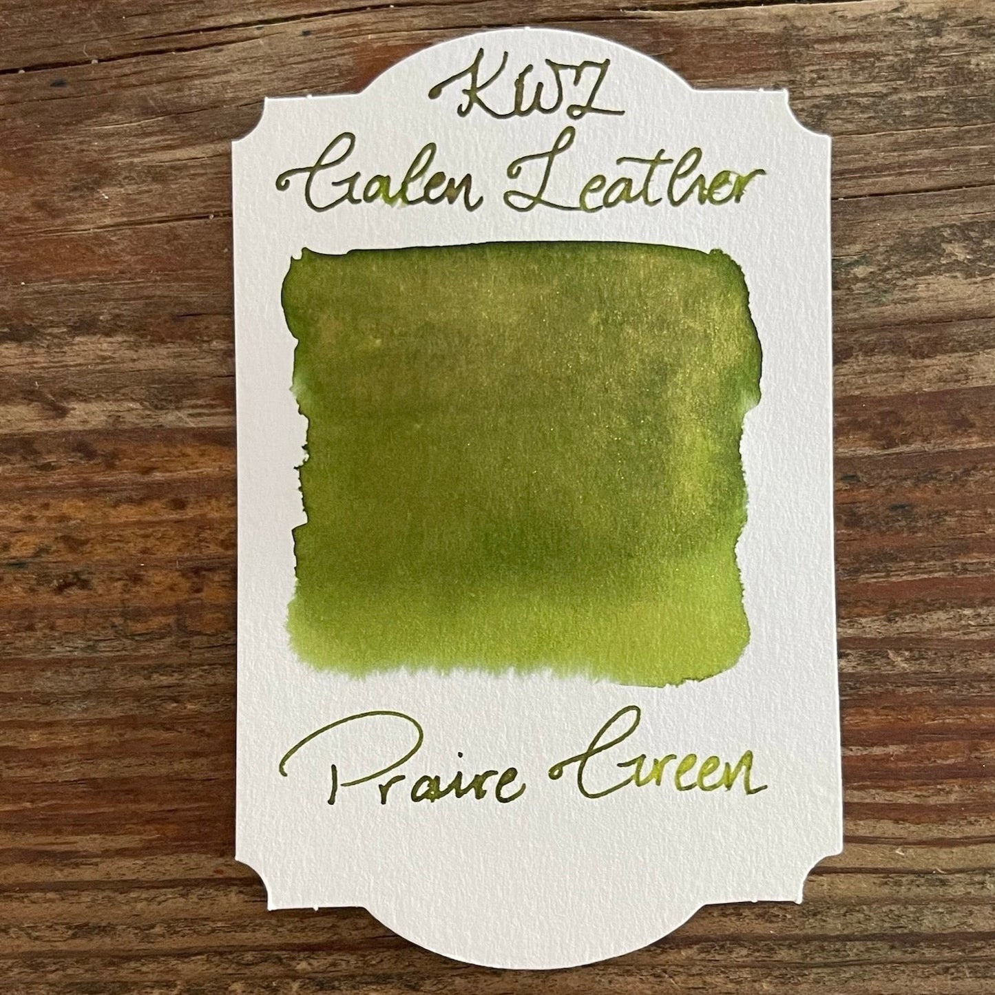 KWZ x Galen Prairie Green Ink