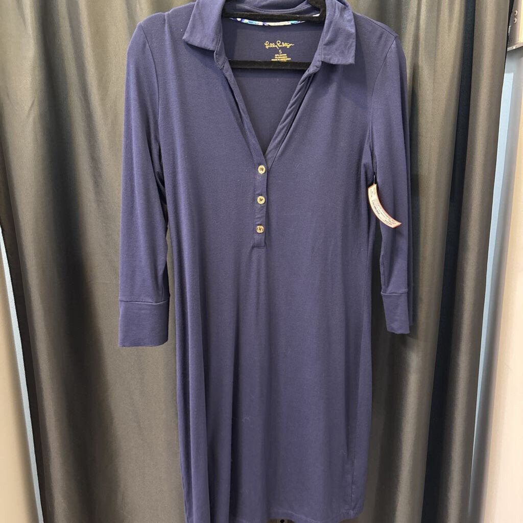 Lilly Pulitzer Knit 3Button V-Neck DRESSES Small