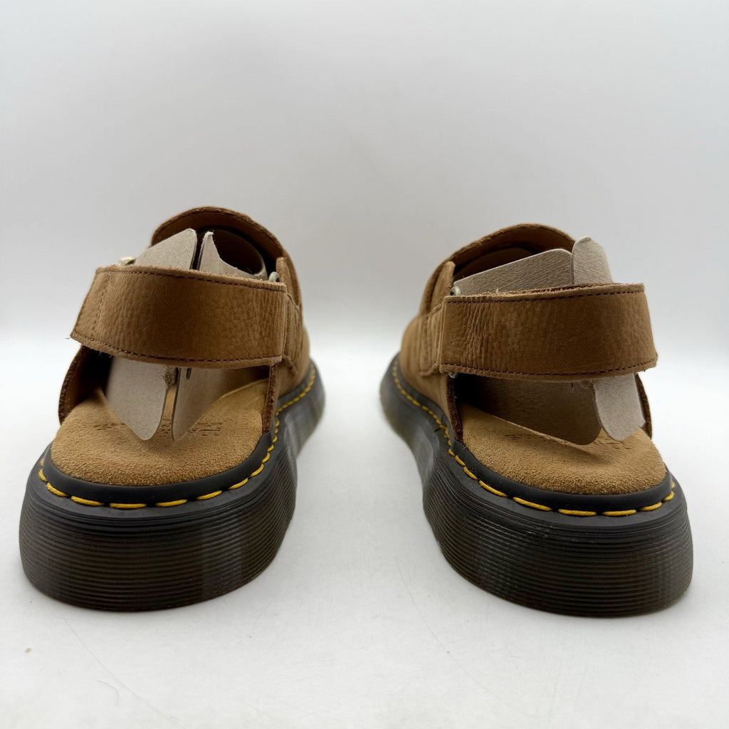 Dr. Martens Jorge II Slingback Mules WOMENS 11 MENS 10 Brown Suede Clogs NIB