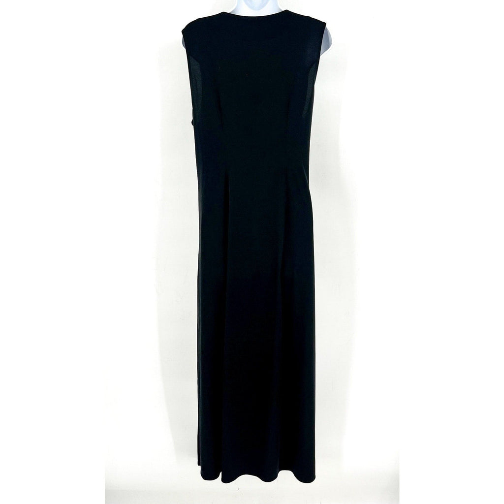 TOMMY BAHAMA Women's Clara Glimmer Maxi Dress Small Black Sleeveless NWT
