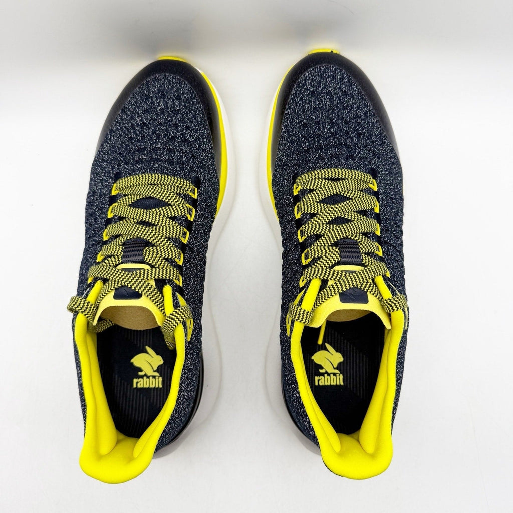 Rabbit Womens Dream Chaser Running Shoes Size 10 EU 42 Black Yellow Athletic NIB