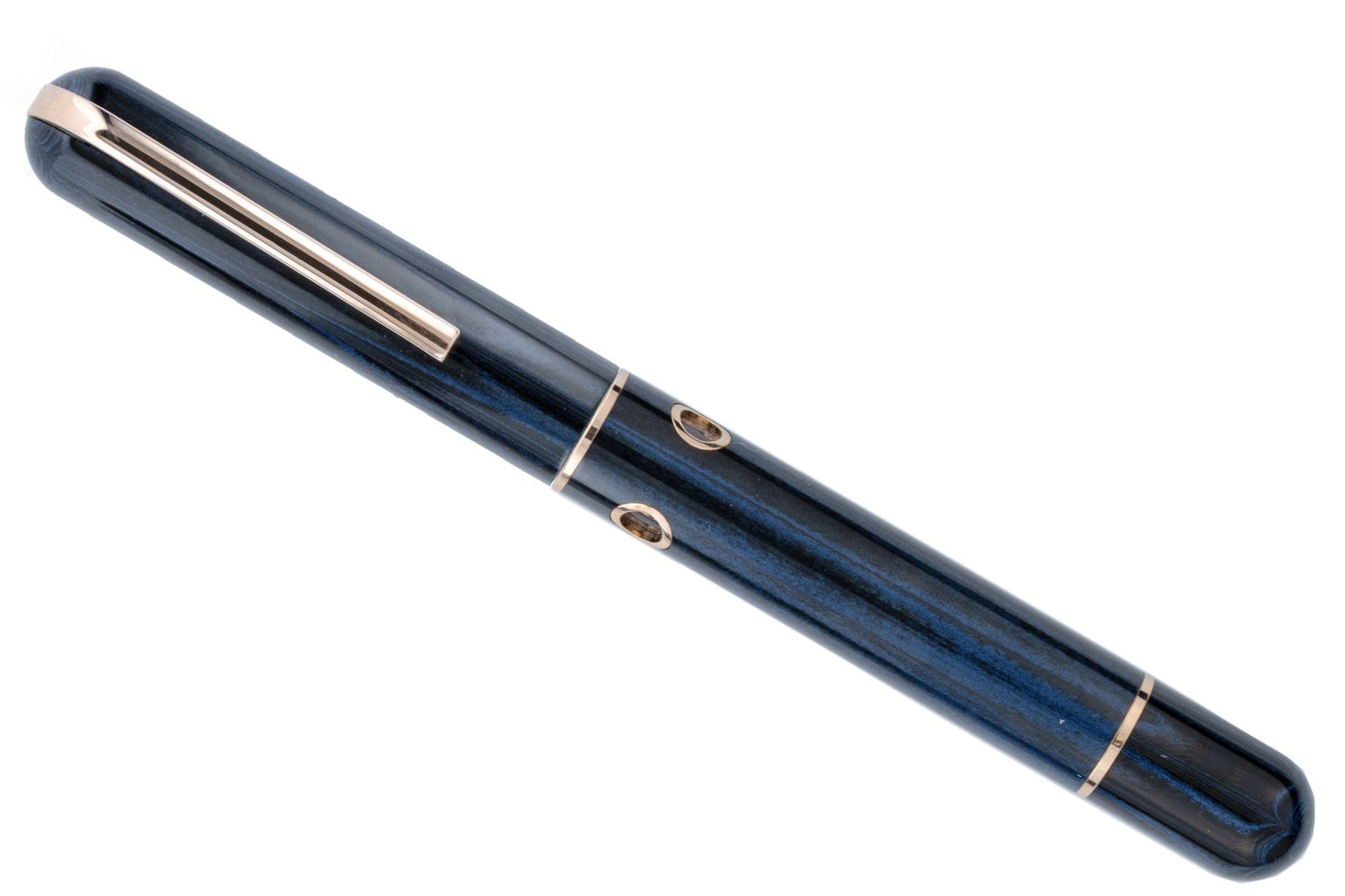 Nahvalur Nautilus Ebonite Fountain Pen - Maylandia Blue